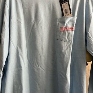 Vineyard Vines Sky Blue Long Sleeve Tee